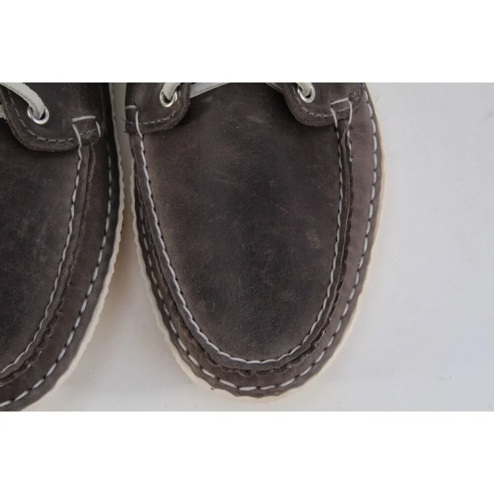 Quoddy Boat Moc II Moccasins Shoes Mens Gray Sz 11 D